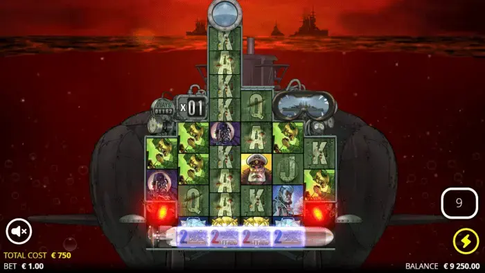 Das xBoot 2wei max win Battle of the Atlantic Spins combining all features