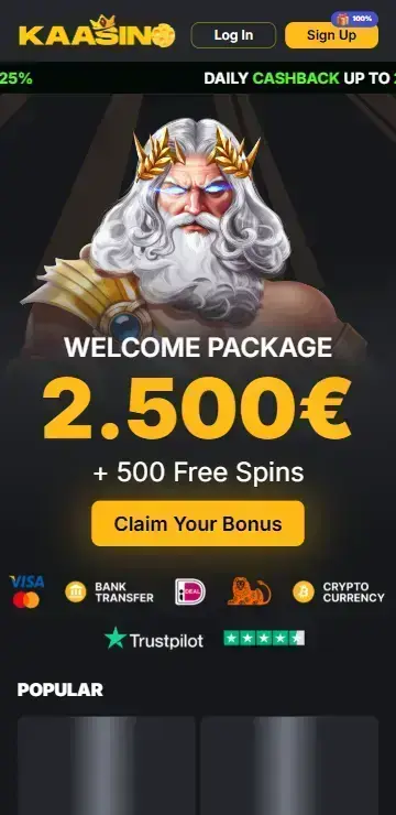 Online casino homepage showing Das xBoot 2wei slot game