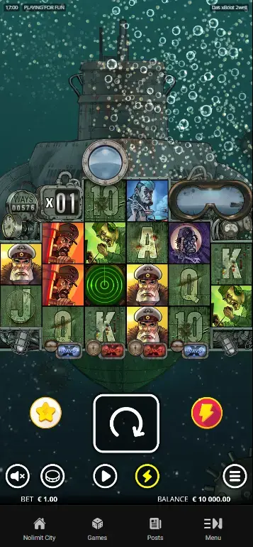 Play Das xBoot 2wei xWays symbols expanding to increase win ways