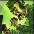 Green radio speicalist symbol